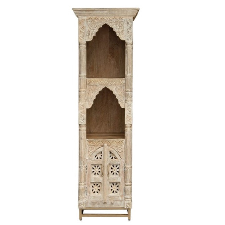 Seema Carved Bookshelf