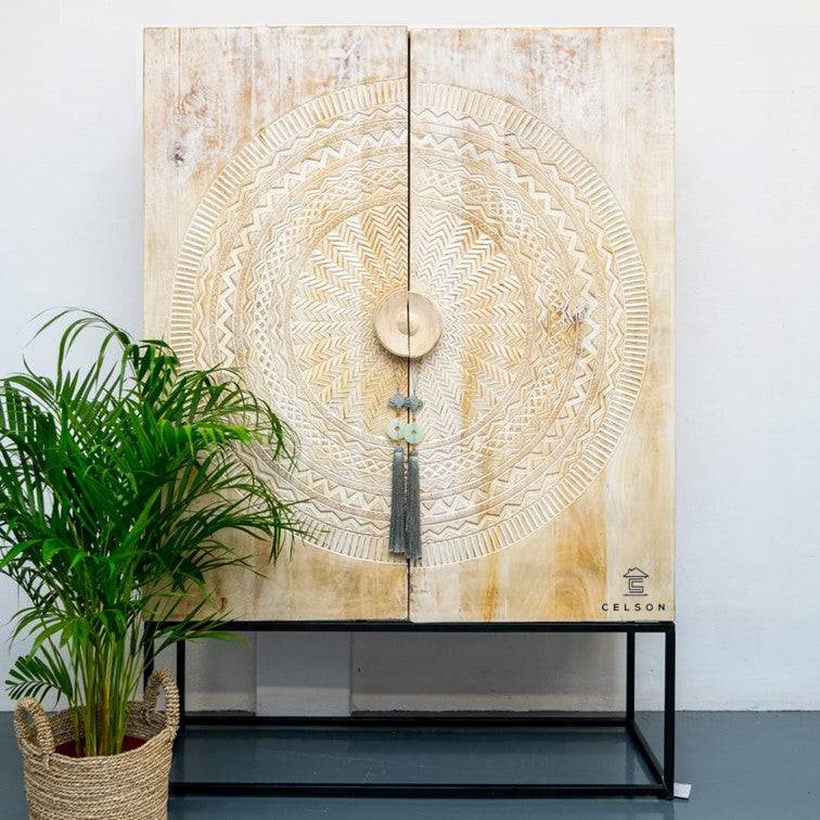 Moore Hand Carved Cabinet