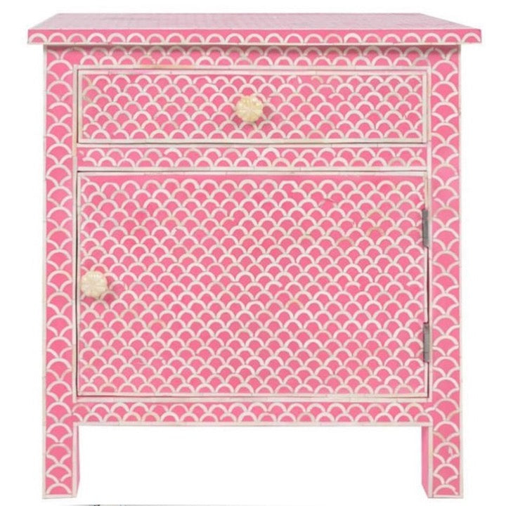 Tao Bone Inlay Bedside