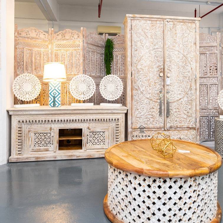 Kate Hand Carved Almirah