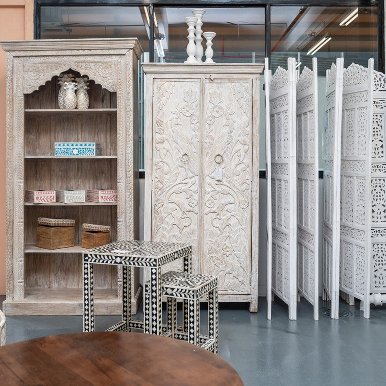 Nall Carved Bookshelf