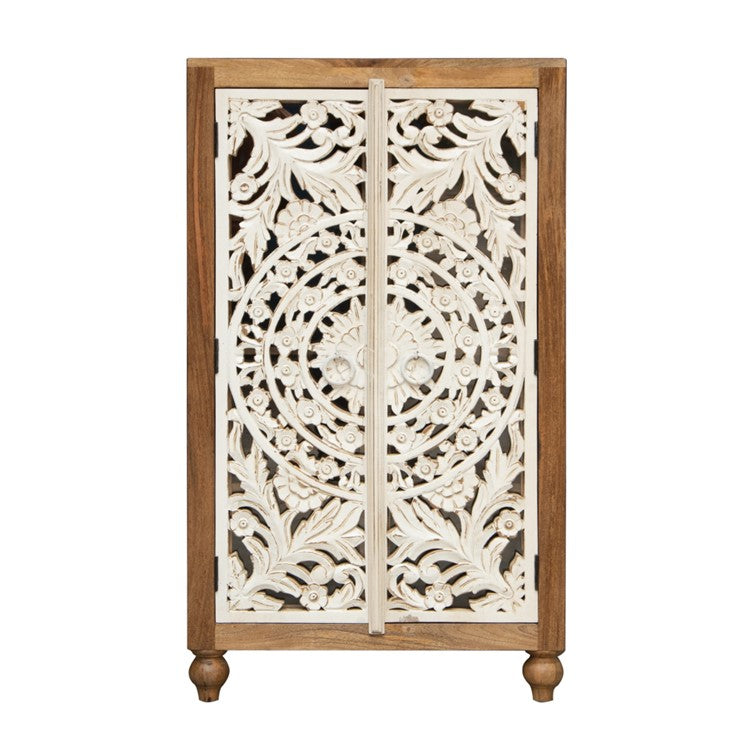 James Hand Carved Cabinet
