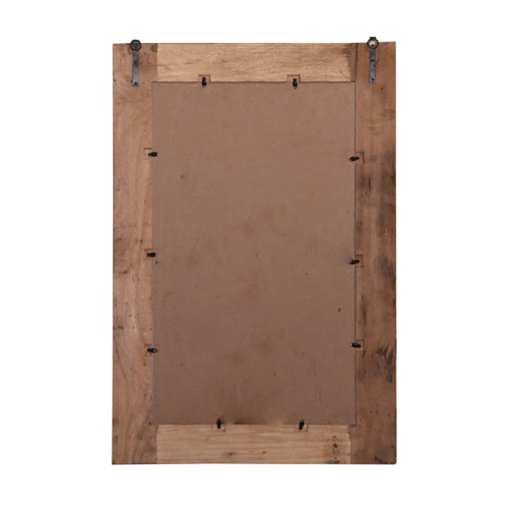 Tudum Hand Carved Wooden Mirror