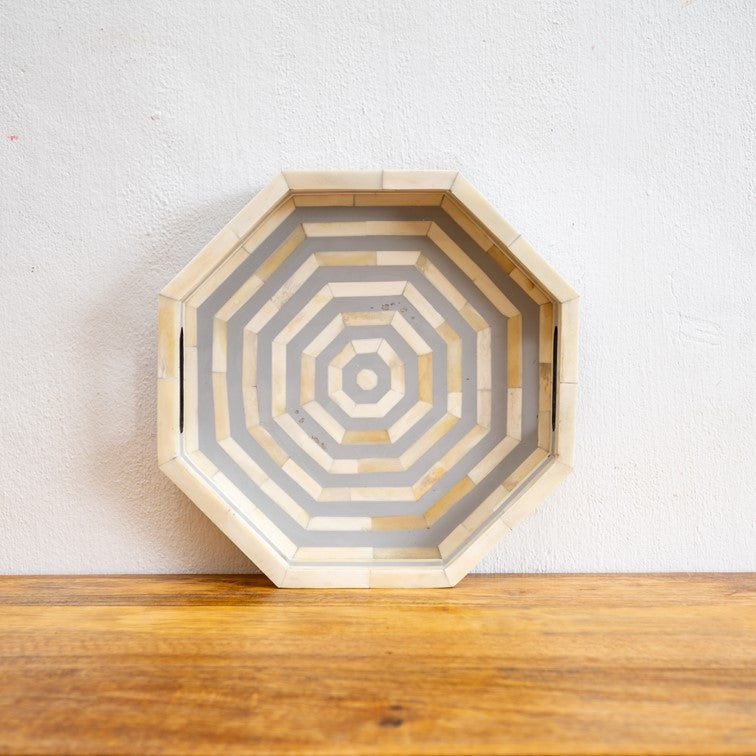 Karter Bone Inlay Hex Tray