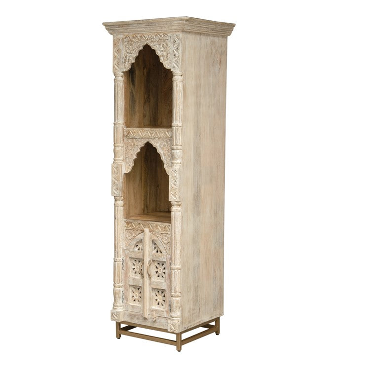 Seema Carved Bookshelf