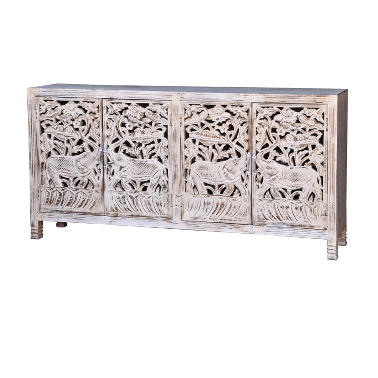 Rachel Hand Carved Wooden Buffet