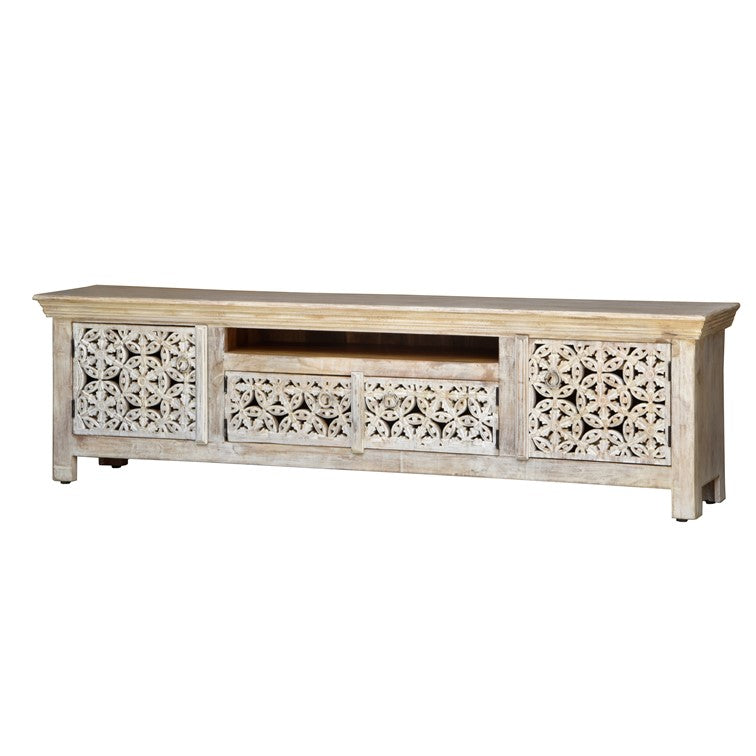 Jessica Hand Carved TV Cabinet