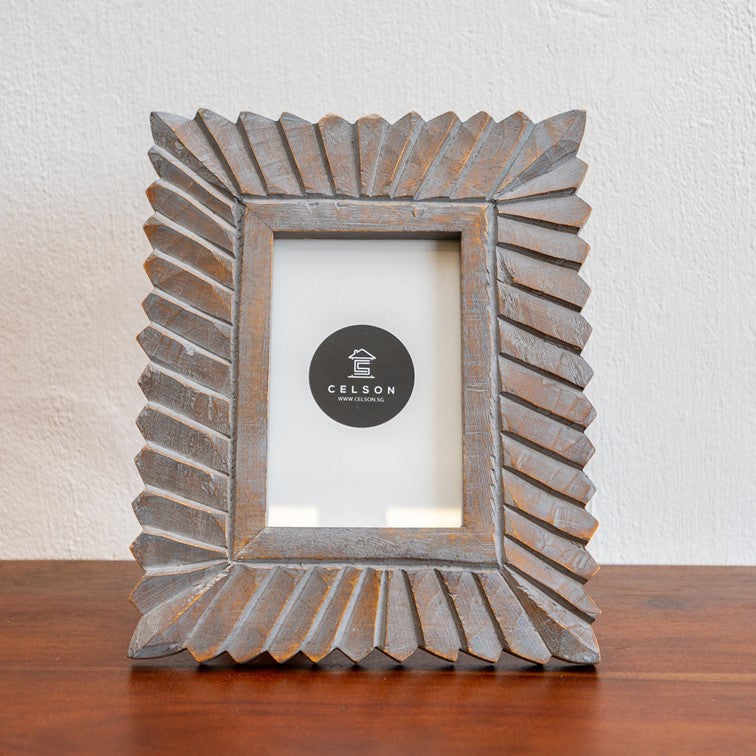 Evie Hand Carved Photo Frame