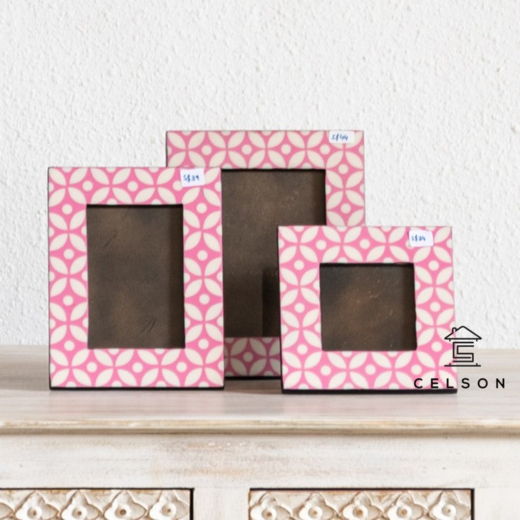 Michaela Bone Inlay Photo Frame