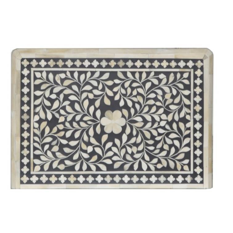Kathryn Bone Inlay Bedside