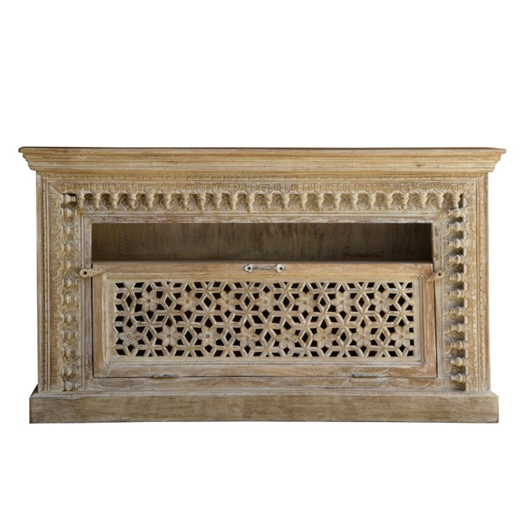 Evie Hand Carved TV Cabinet