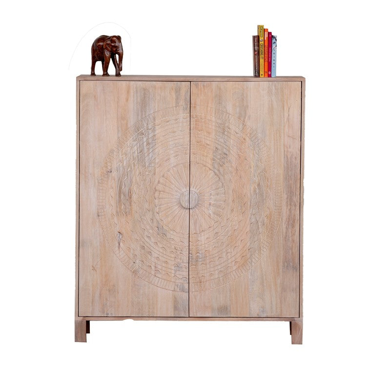 Asbert Wooden Bar Cabinet
