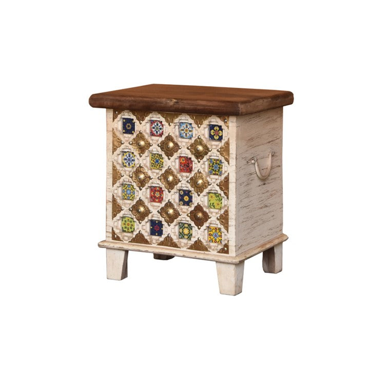 Adele Brass & Tile Trunk