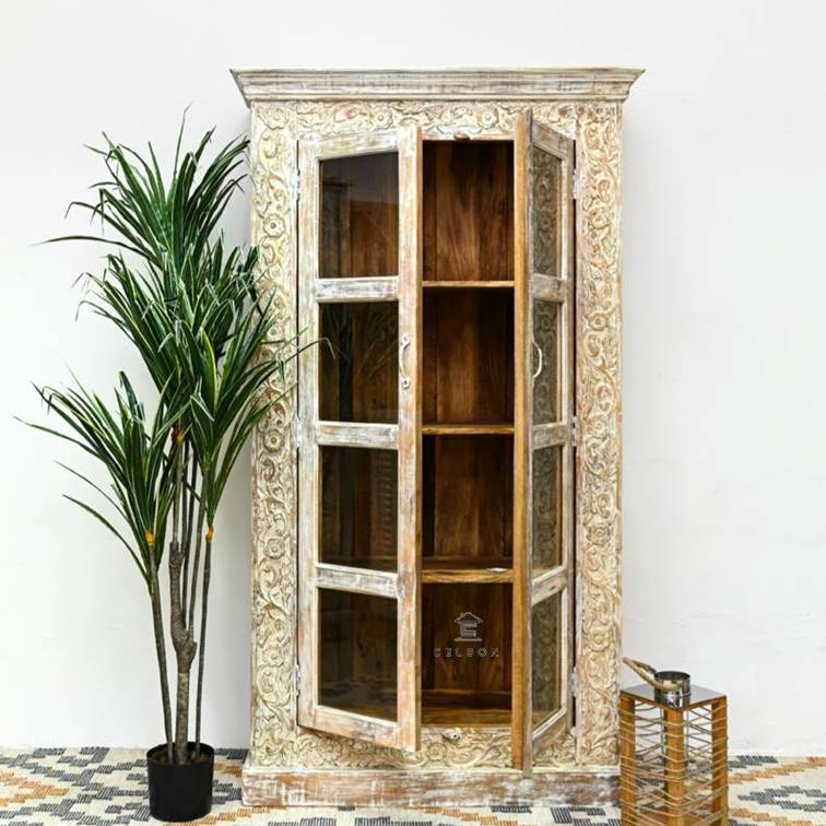 Corlett Carved Bookcase