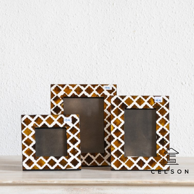 Katheryn Horn Inlay Photo Frame