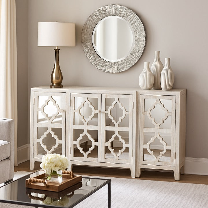 Joanna Hand Carved Wooden Sideboard
