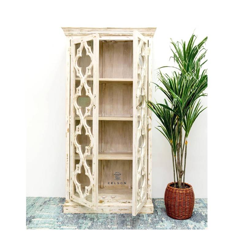 Naomi Carved Bookcase