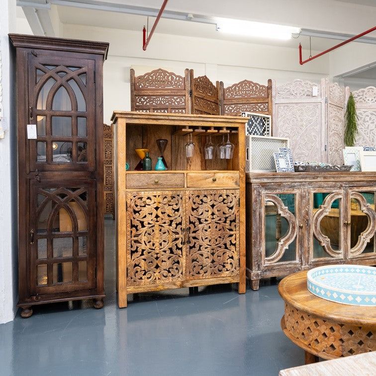 Jeff Carved Bookcase