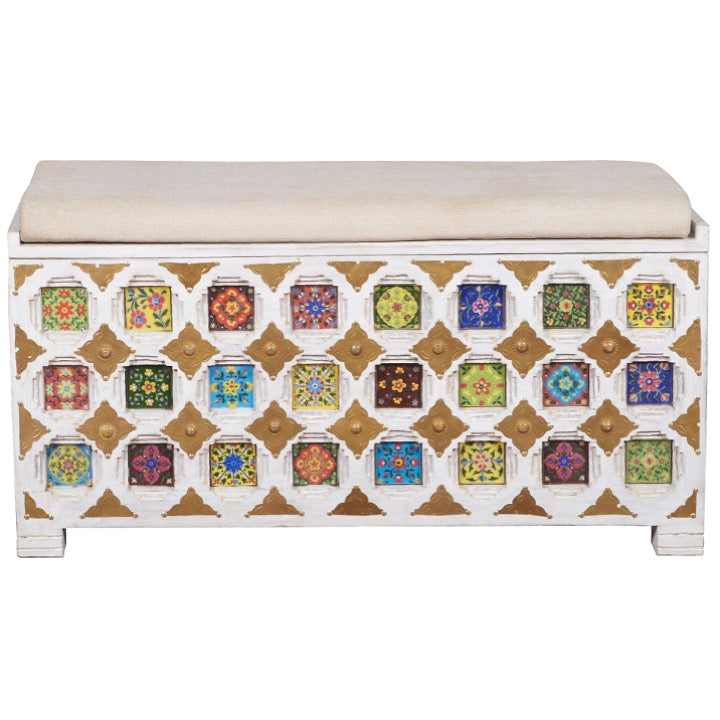 Roxy Tile Storage Trunk