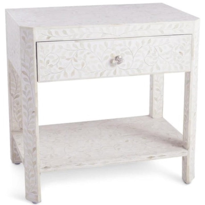 Leah Bone Inlay Bedside