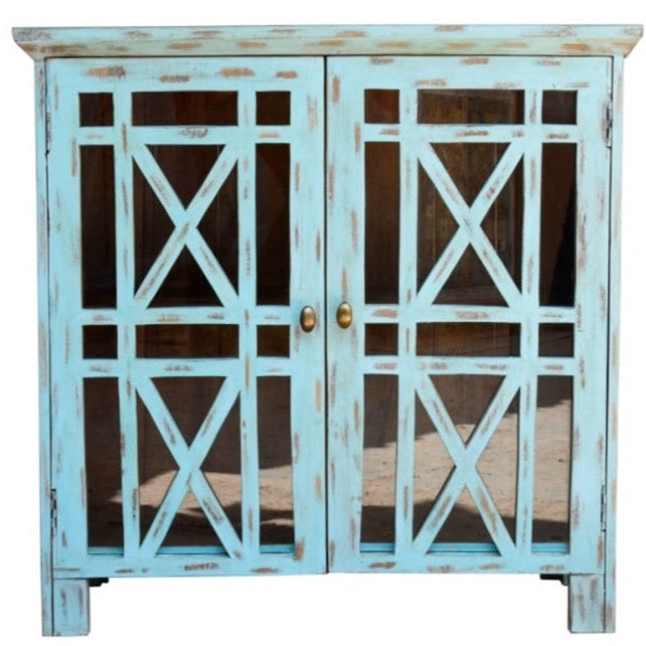 Jonah Carved Wooden Chest