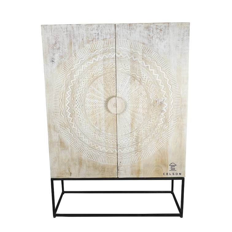 Moore Hand Carved Cabinet
