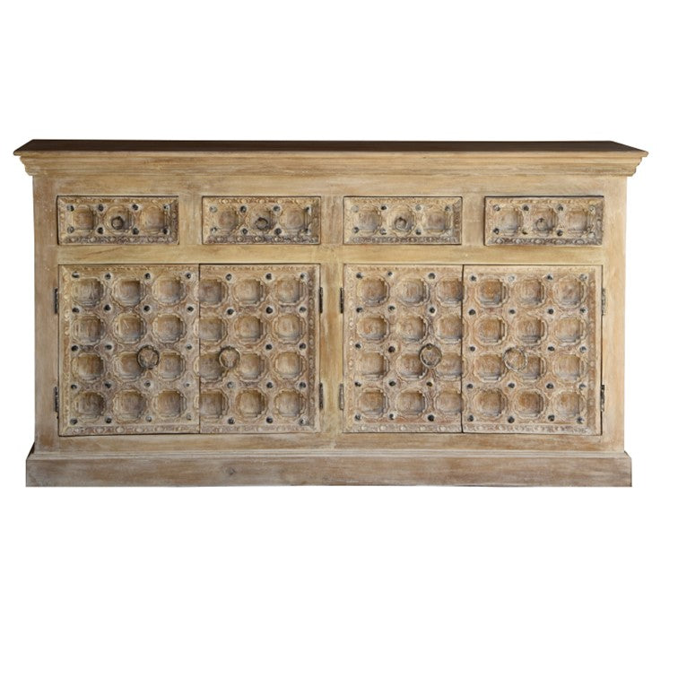 Zee Hand Carved Wooden Buffet