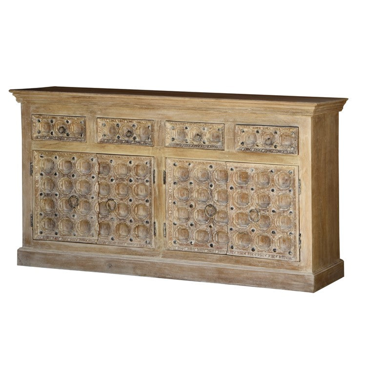 Zee Hand Carved Wooden Buffet