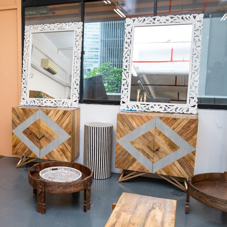 Leon Carved Chakki Table