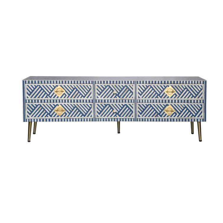 Bedella Bone Inlay TV Cabinet