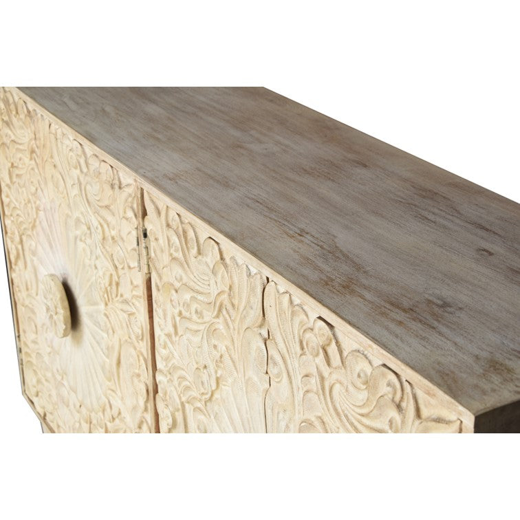 Evie Hand Carved Side Board