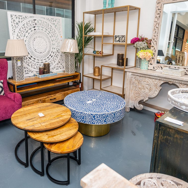 Paula Bone Inlay Coffee Table