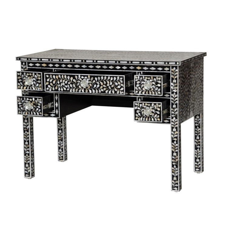 Rini Mother of Pearl Inlay Study Table