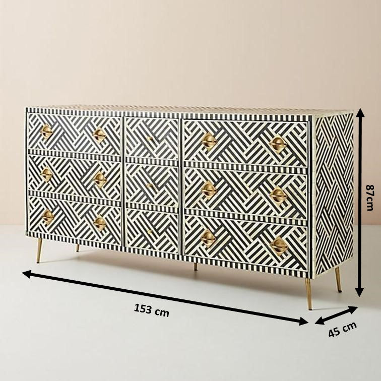 Aiman Bone Inlay Dresser
