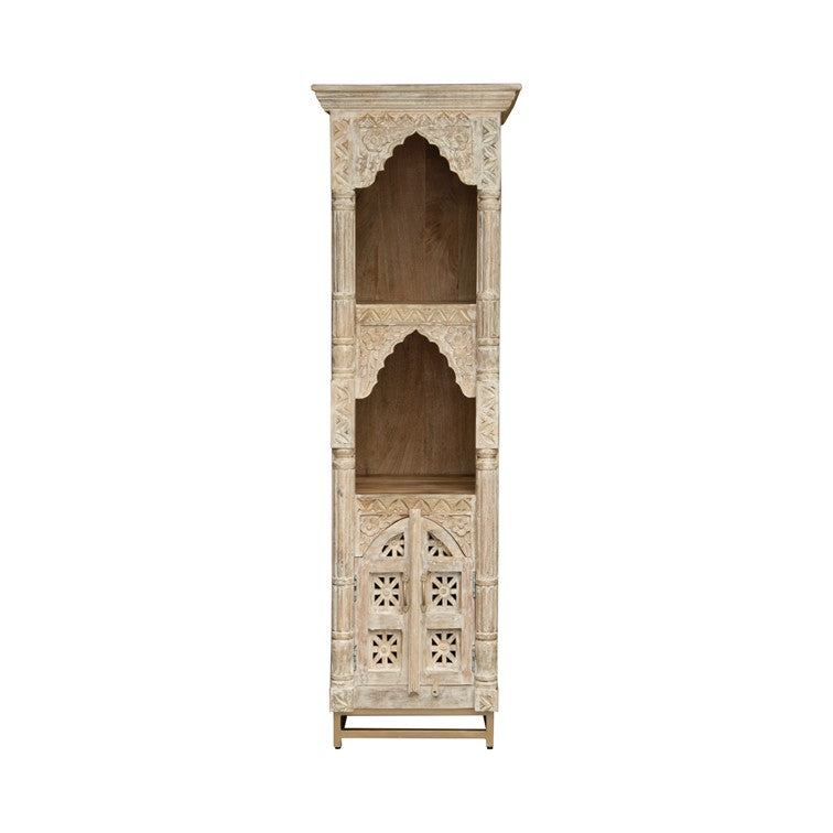Seema Carved Bookshelf