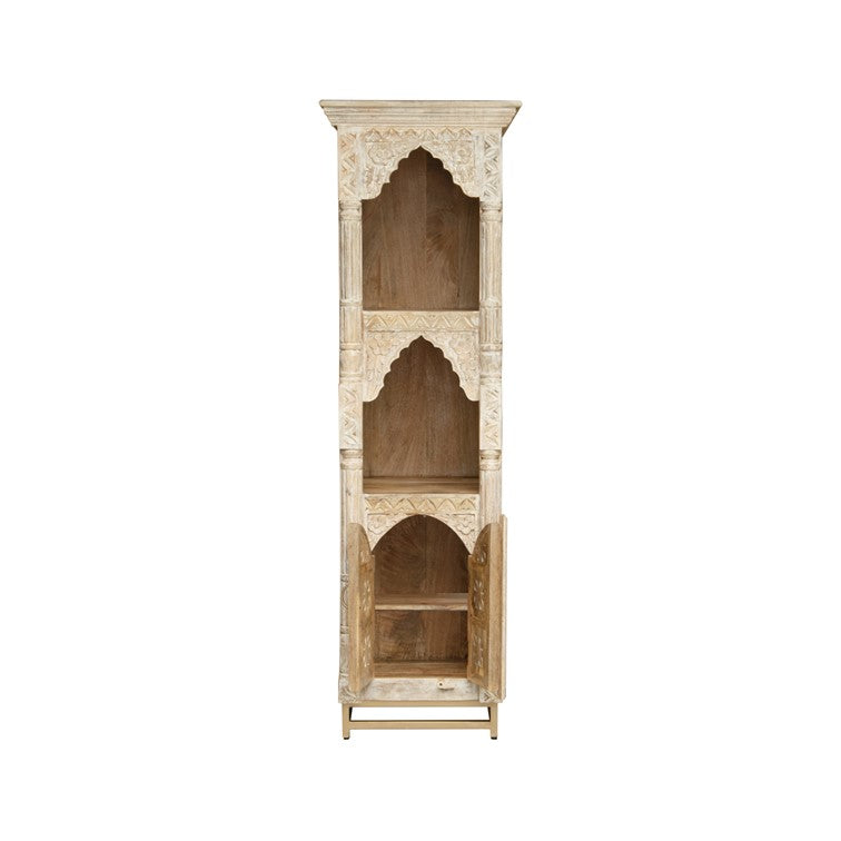 Seema Carved Bookshelf