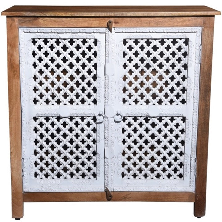 William Carved Wooden Cabinet