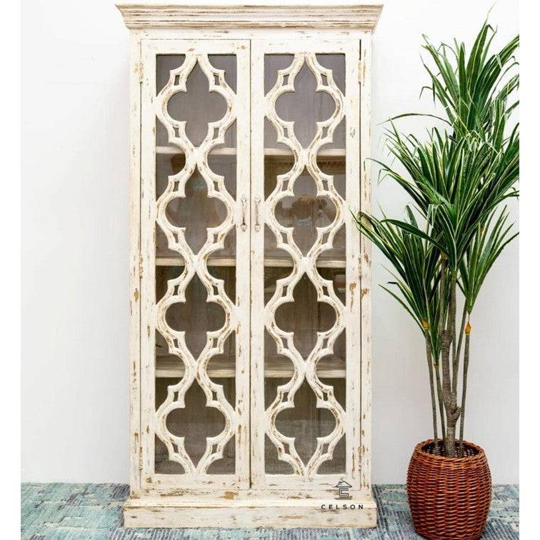 Naomi Carved Bookcase