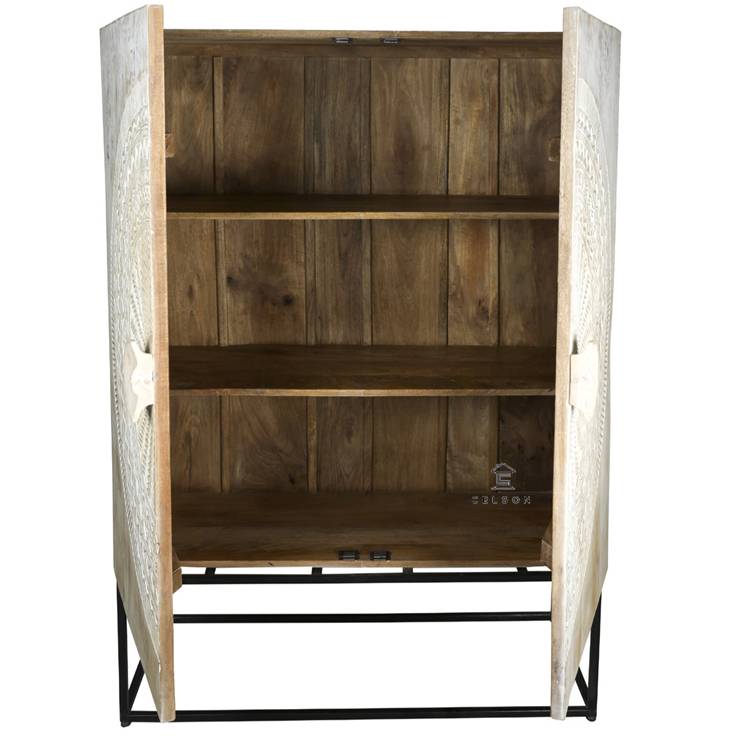 Moore Hand Carved Cabinet