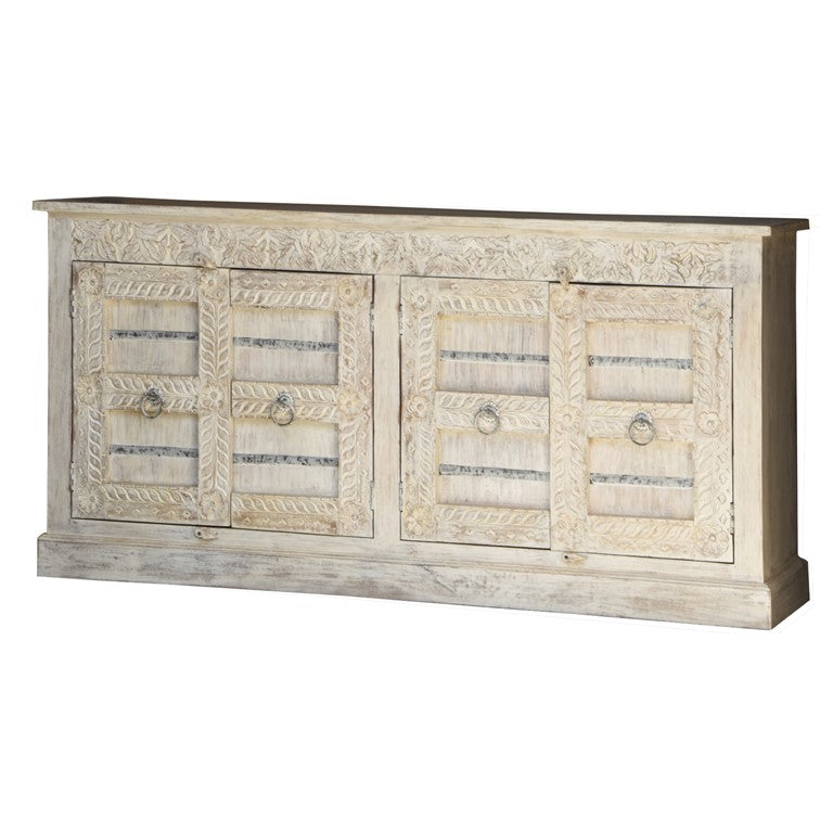 Eva Hand Carved Side Board