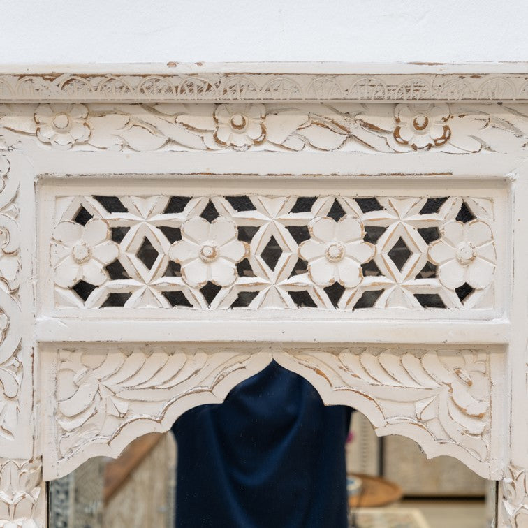 Alves Hand Carved Wooden Mirror
