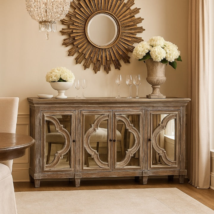 Aurelie Hand Carved Sideboard