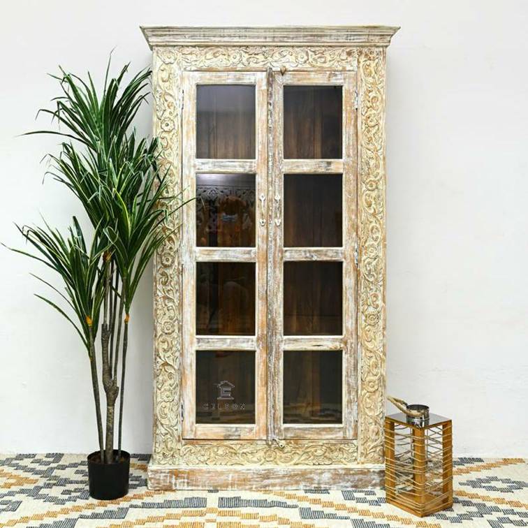 Corlett Carved Bookcase