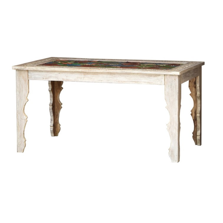 Morgan Hand Carved Wooden Dining Table
