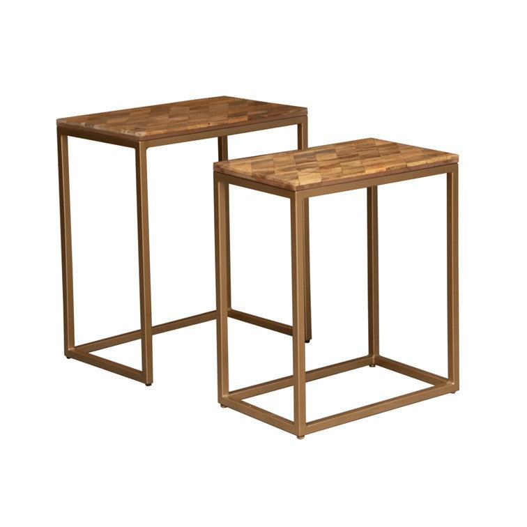 Rian Wooden Nesting Table Set