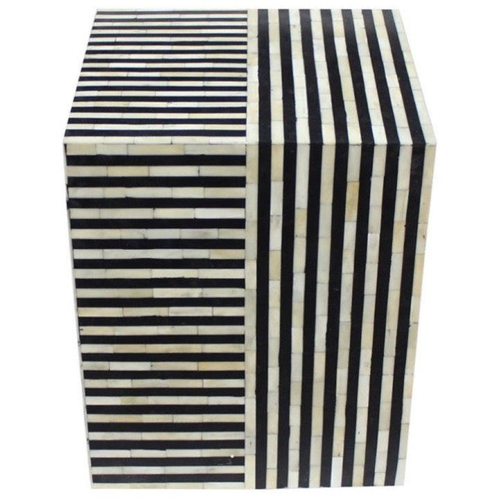 Zane Bone Inlay Stool
