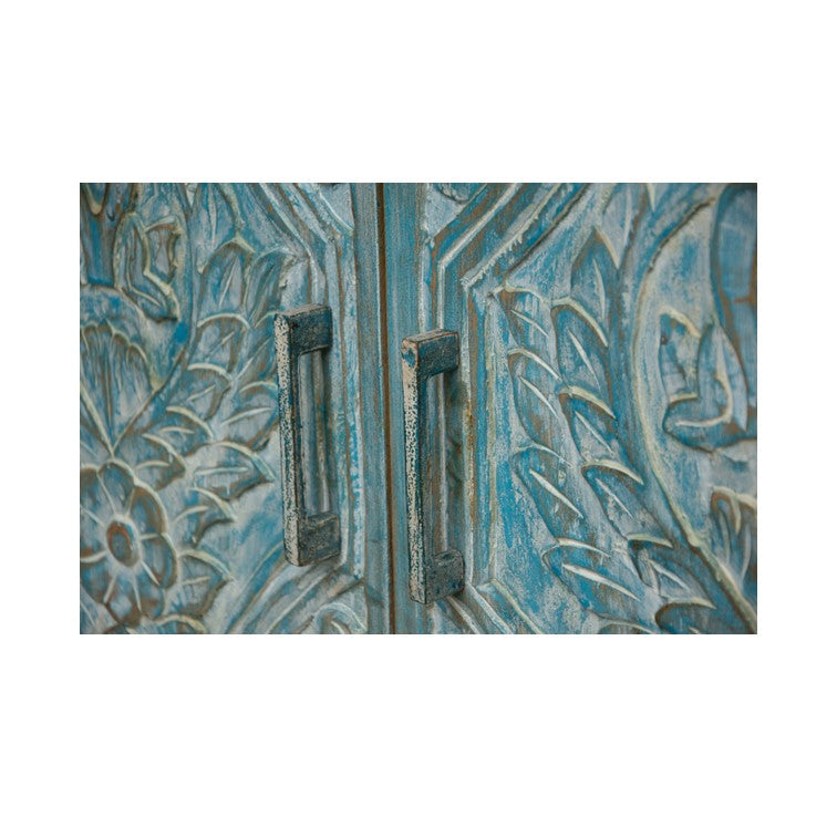 Heidi Hand Carved Wooden Sideboard
