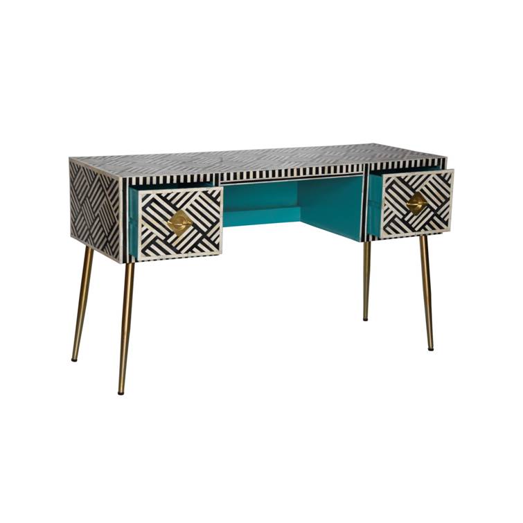 Neal Bone Inlay Study Table