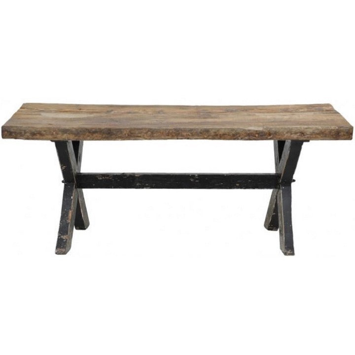 Shrile Carved Wooden Console Table