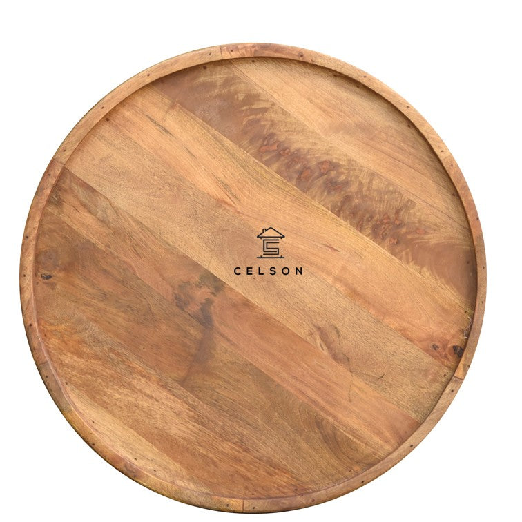 Andrea Carved Wooden Coffee Table